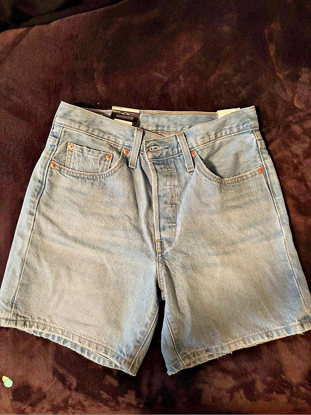 Levi's 501 Original Shorts Blue Waist 27